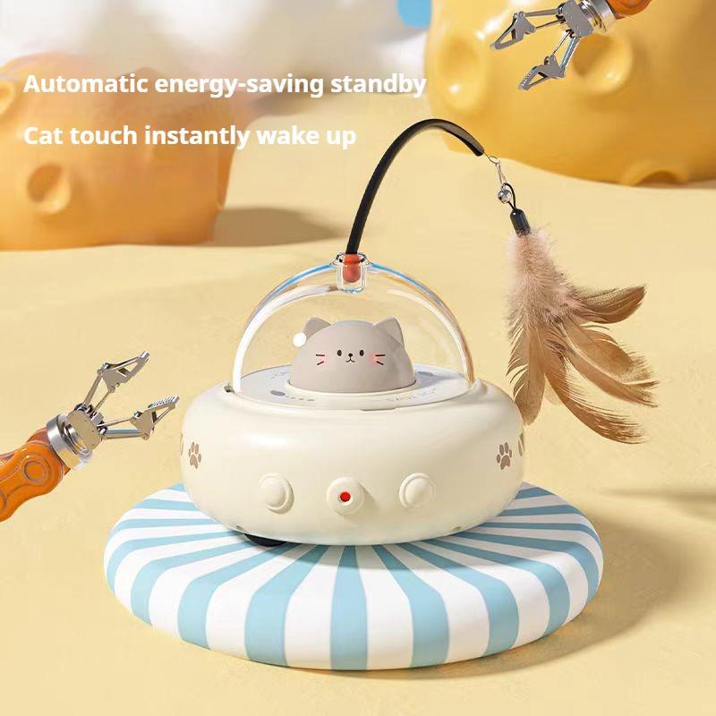 Smart Electric Cat Car With Automatic Laser Pointer - Cat Fun, Energy-Saving Product