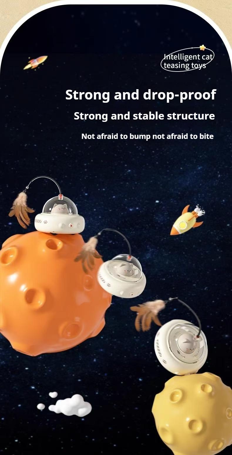 Smart Electric Cat Car With Automatic Laser Pointer - Cat Fun, Energy-Saving Product