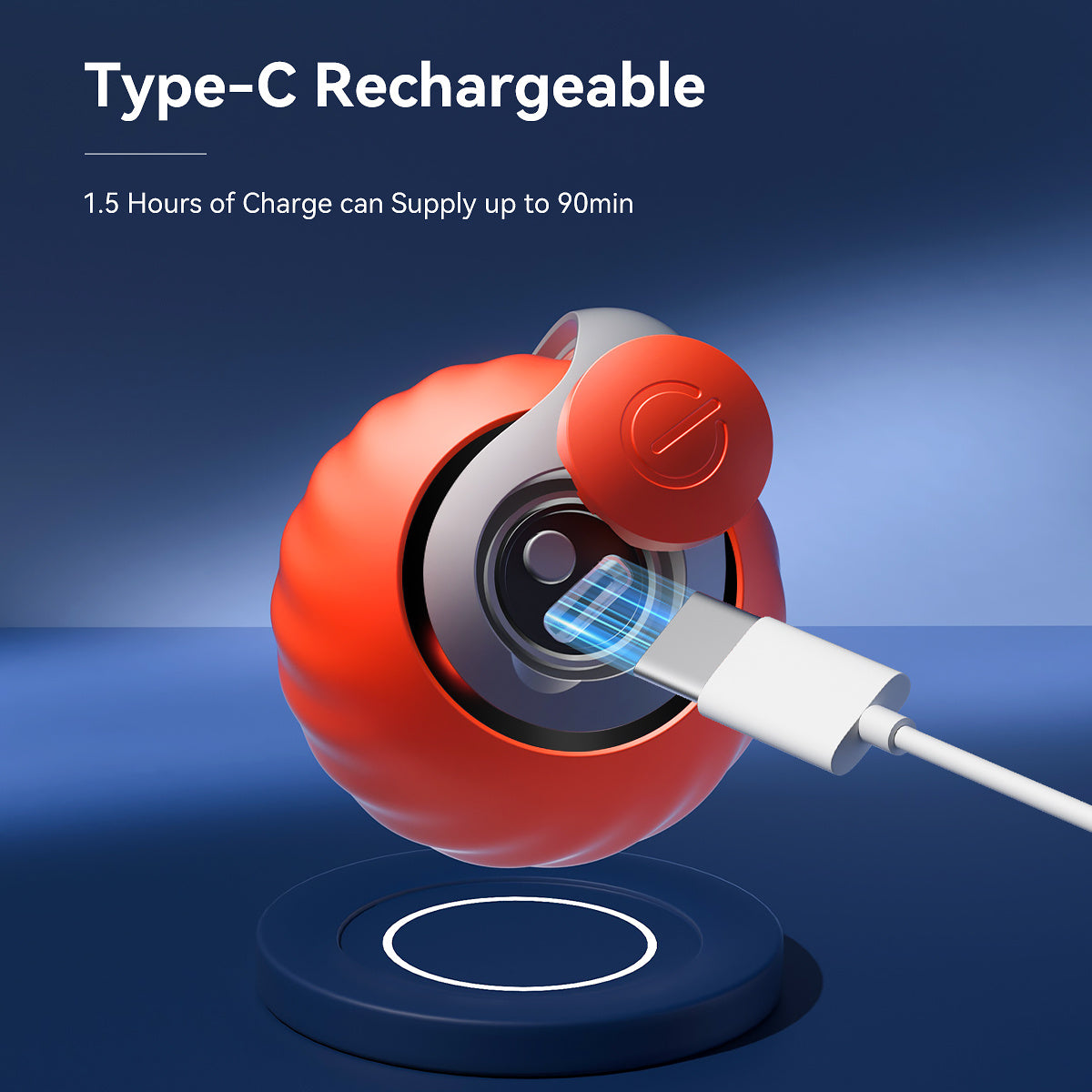 2025 Smart Interactive Cat Ball,Type-C Rechargeable Interactive Cats Toy,Automatic Cat Teaser Toy,Pet Supplies,New Year Gift