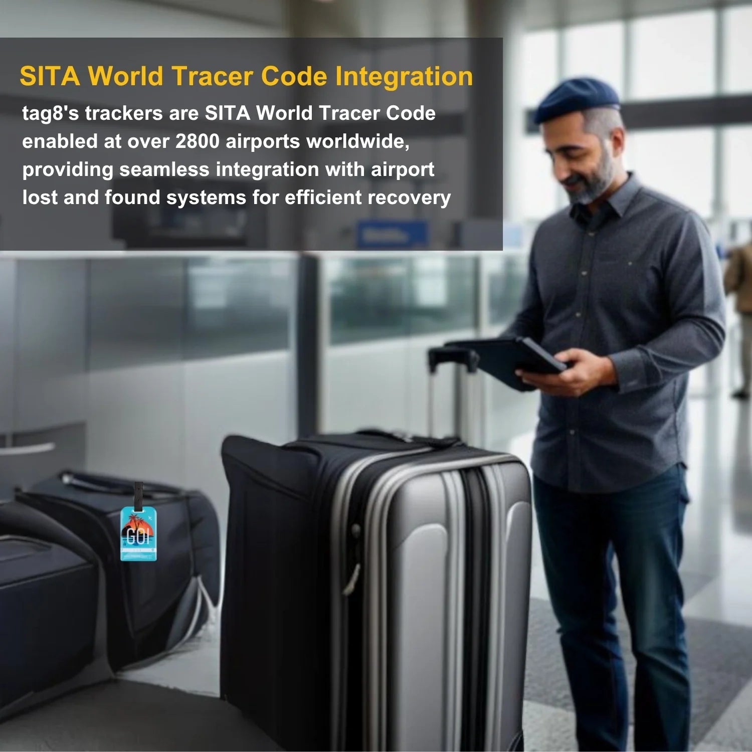 Smart Bag Security Tag - Goa [Pack 2]-4